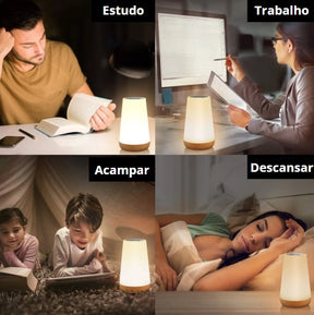 Mini Luminária Touch